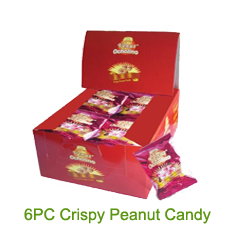 6PC Crispy Peanut Candy